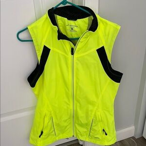 Brooks Neon Yellow Running Vest